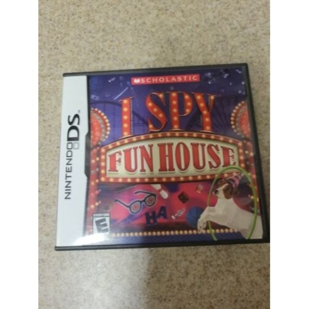 I Spy Funhouse Video Game Nintendo DS, 2007 Complete with Instructional Booklet